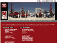 Tablet Screenshot of eagle-drilling.com